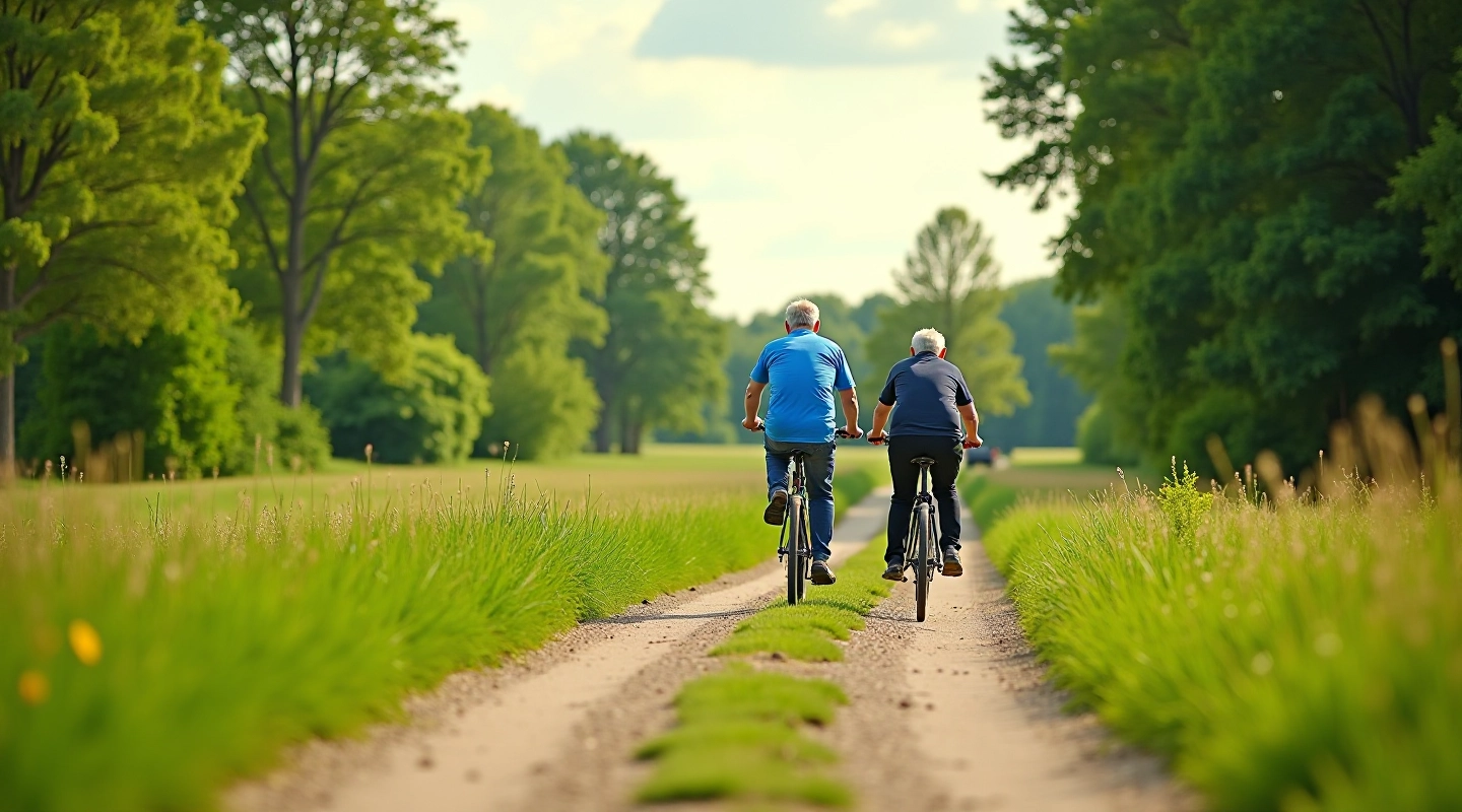 Lauku ceļš ar videi draudzīgiem veloceliņiem skaistā Latvijas dabā